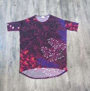 Lularoe Irma- Purple and Red